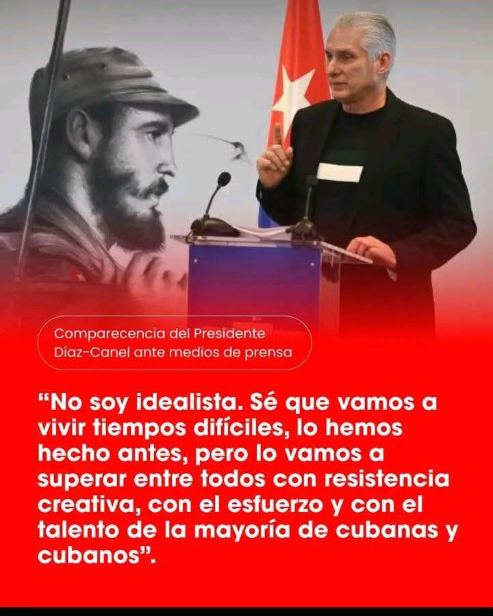 <a href="/AylinAlvarezG/">Aylín Alvarez García</a> <a href="/DiazCanelB/">Miguel Díaz-Canel Bermúdez</a> <a href="/DrRobertoMOjeda/">Dr. Roberto Morales Ojeda</a> <a href="/UniversidadPCC/">Universidad del PCC Ñico López</a> Viviremos y VENCEREMOS.
Condeno la escalada fascista del gobierno de #EEUU contra mi patria amada.

A #Cuba NO LA TENDRÁN JAMÁS 

#UnidosXCuba #CubaEstáFirme #YoSigoAMiPresidente <a href="/DiazCanelB/">Miguel Díaz-Canel Bermúdez</a>