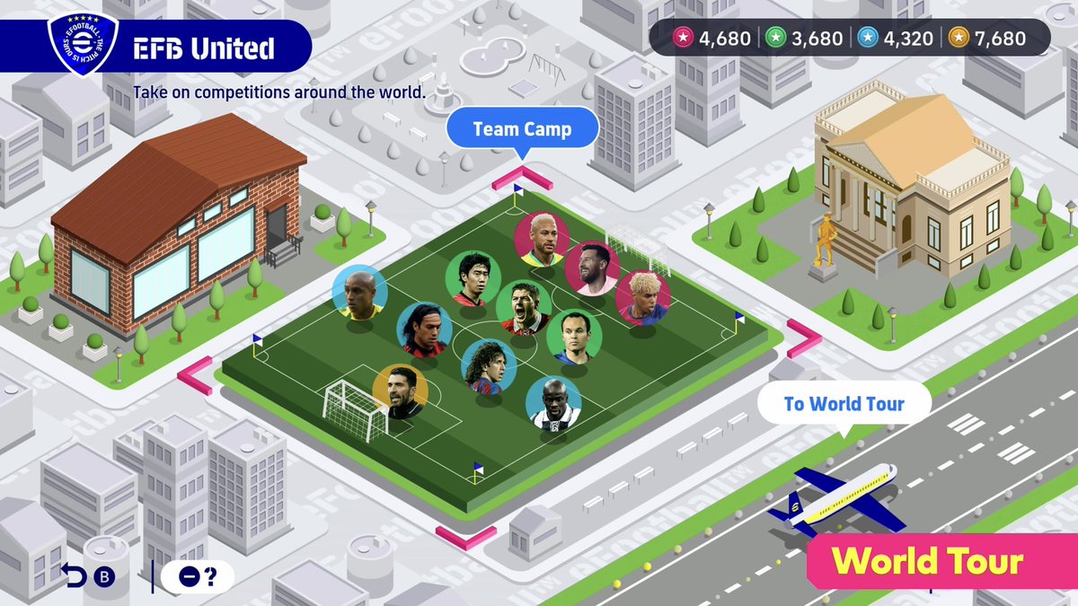virtualballers's tweet image. Tampilan menu eFootball Kick Off di Nintendo Switch ini jauh lebih enak dipandang ketimbang eFootball biasa ya. Kelihatan lebih fresh ✨ 

Semoga eFootball Mobile sama Console dapet update UI ini juga biar ga bikin sakit mata.
