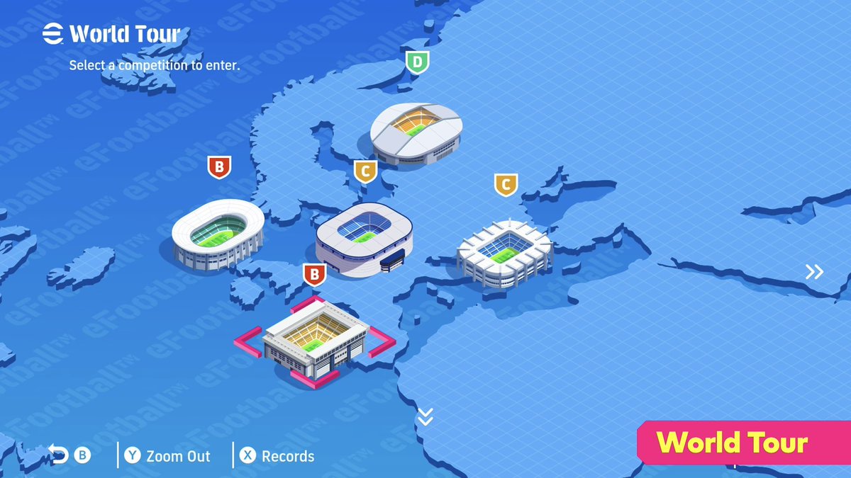 virtualballers's tweet image. Tampilan menu eFootball Kick Off di Nintendo Switch ini jauh lebih enak dipandang ketimbang eFootball biasa ya. Kelihatan lebih fresh ✨ 

Semoga eFootball Mobile sama Console dapet update UI ini juga biar ga bikin sakit mata.