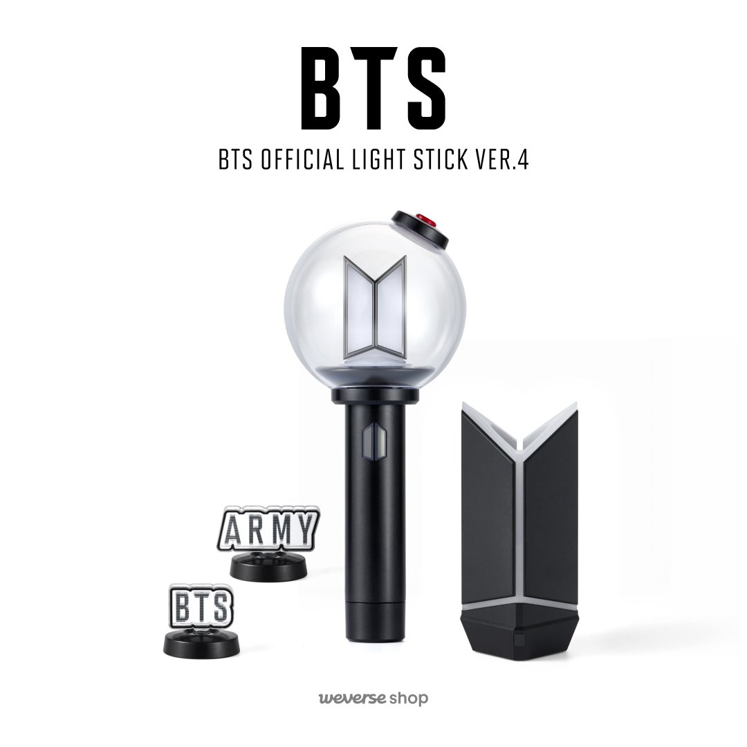 NEWS] #BTS OFFICIAL LIGHT STICK VER.4 will be available for