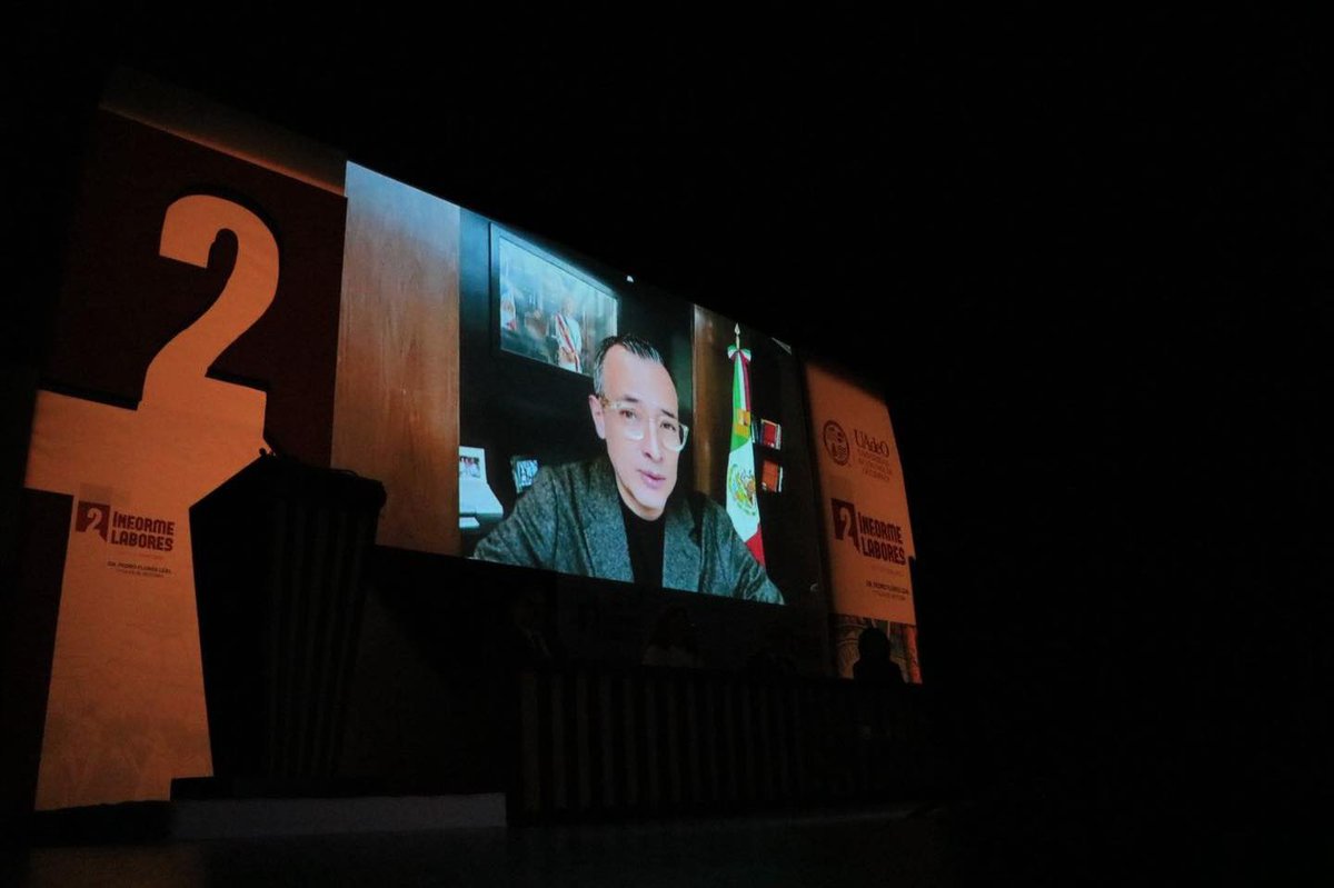 Participé de manera virtual en la Sesión Solemne del Consejo Universitario de la @UAdeOoficial, en el marco de su Segundo Informe de Labores.

Felicito a la Universidad por consolidar un proyecto académico sólido e innovador, con compromiso público y responsabilidad financiera.