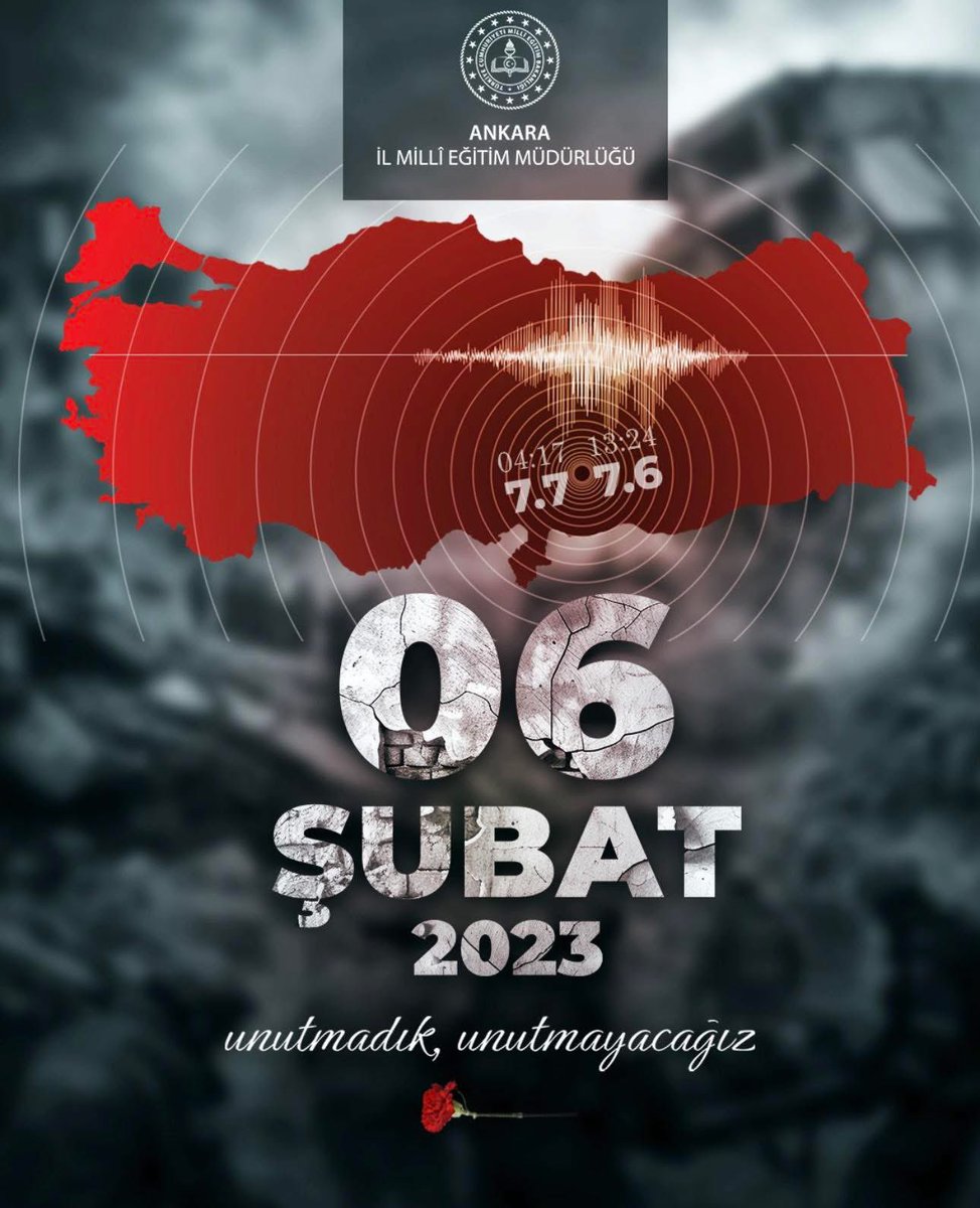 Allah bir daha göstermesin, 6 Şubat 🙏#deprem <a href="/Yusuf__Tekin/">Yusuf Tekin</a> <a href="/tcmeb/">Millî Eğitim Bakanlığı</a> <a href="/6SubatPlatformu/">6_Şubat_Platformu</a>