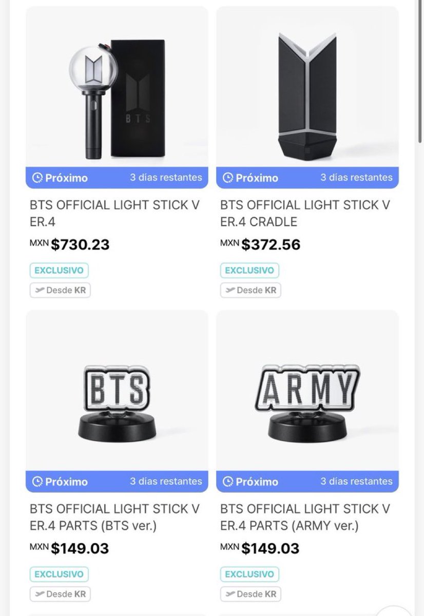 TODO EL KIT DE LA NUEVA ARMY BOMB VIENE POR SEPARADO, ES HERMOSO PTM 😭💜

BTS IS COMING 
BTS OFFICIAL LIGHTSTICK VER 4
ARMY BOMB VER 4 IS COMING 
#BTS_Official_Lightstick_Ver4 #BTS