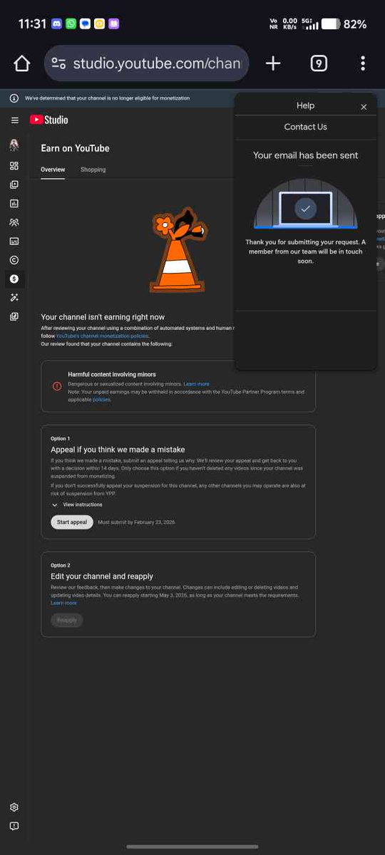 Ghazanfarr7860's tweet photo. @TeamYouTube @YouTubeCreators 
With humbly request. We all are hit by same flag at once,. We all are aware of the importance of Guidelines and all follow them properly. We as an community ask for proper Human Review instead of a AI automated response. Please assign human on case! https://t.co/VJEwZ4q4sz