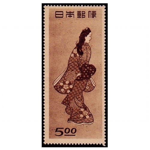 金曜ボイスログ 切手趣味週間記念「見返り美人」 昭和23（1948）年11月