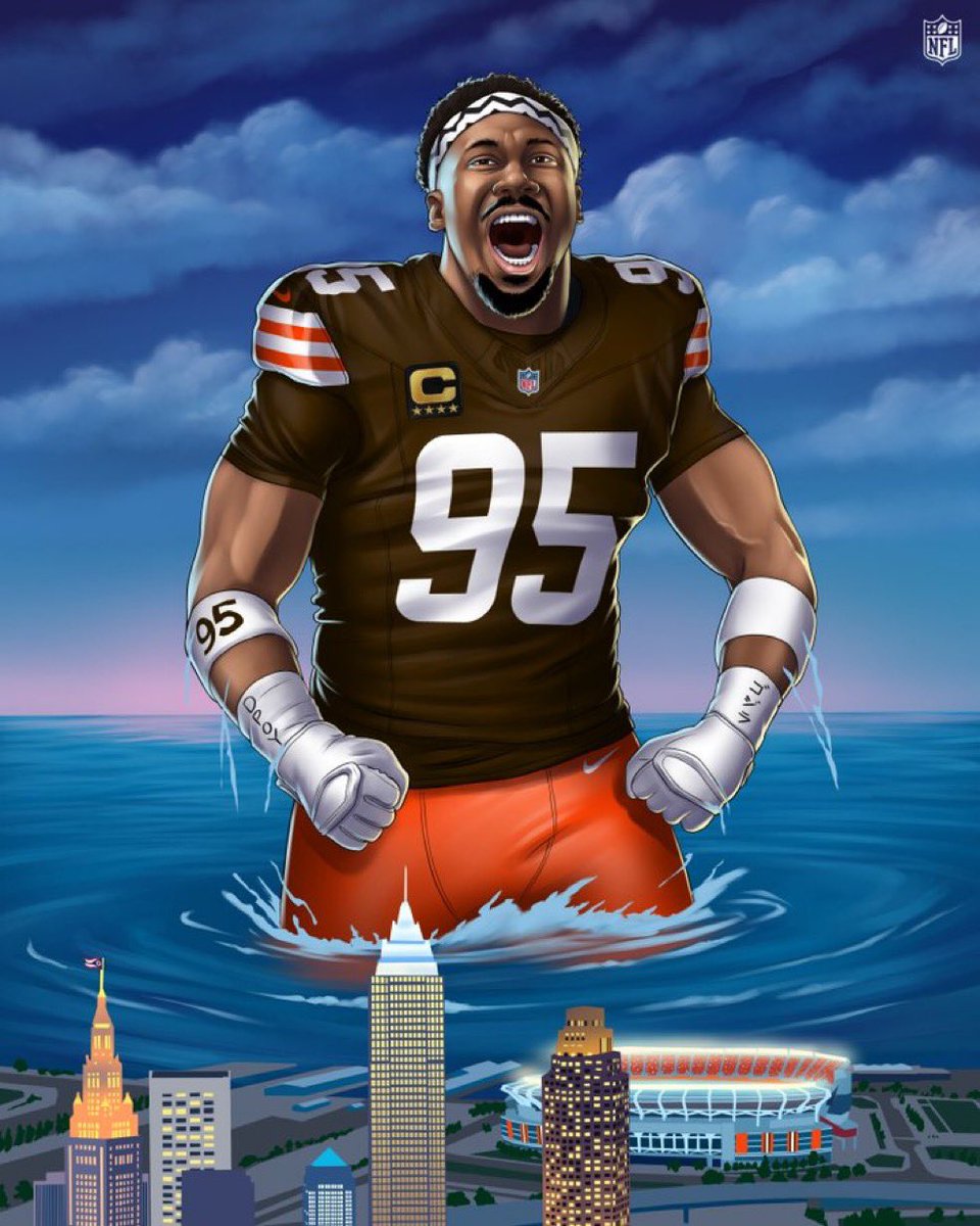 Myles Garrett is the second player to win Defensive Player of the Year unanimously.

J.J. Watt in 2014 was the other.