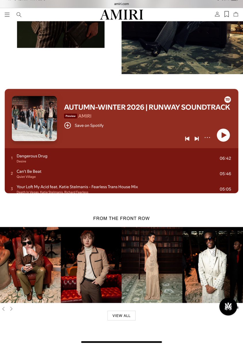 jiroforblue's tweet image. รัก AMIRI 🤎🤎