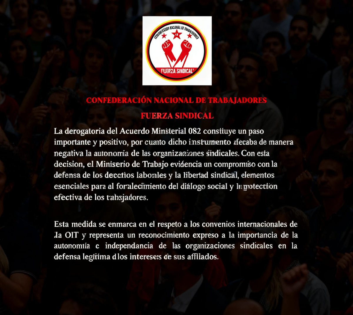 Confederación Nacional de Trabajadores tweet media