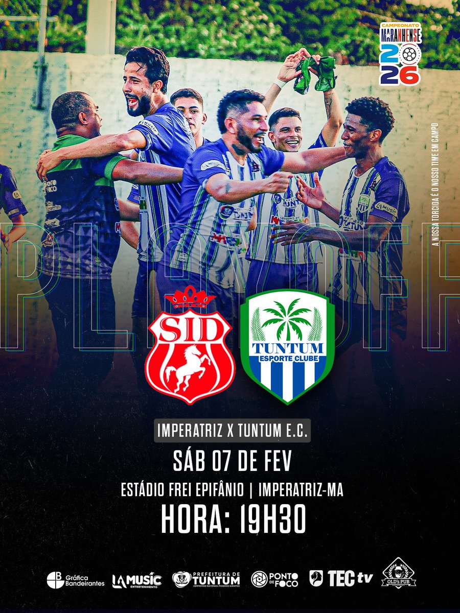 tuntumec's tweet photo. O Leão dos Cocais vai a campo com raça, coração e emoção! Mesmo fora de casa vamos em busca do resultado positivo.

🔥 Imperatriz x Tuntum E.C.
📅 Sábado, 07 de fevereiro
📍 Frei Epifânio
🕢 19h30

É playoff. É guerra. É Tuntum!
Rumo à permanência na elite maranhense! https://t.co/VV8VbmMOWH