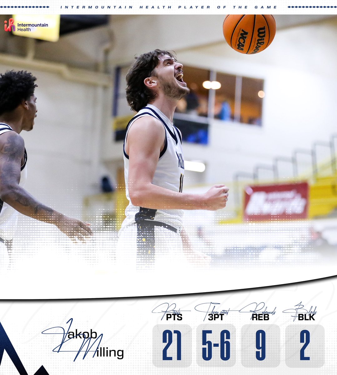 MSUB Men's Basketball tweet media