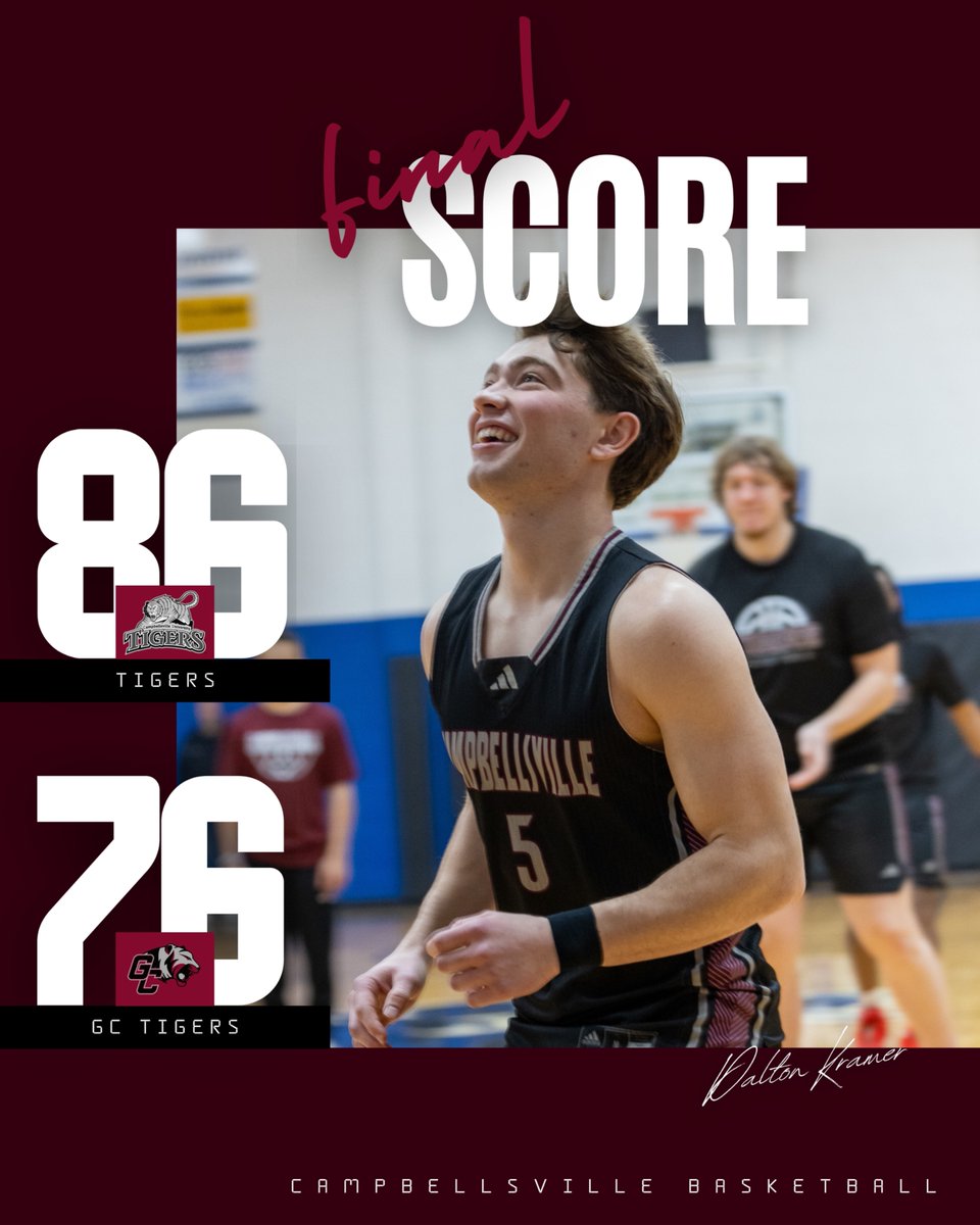 CvilleTigersMBB's tweet image. FINAL | Campbellsville defeats Georgetown for the first time since 2020!

#️⃣ #TigerUp