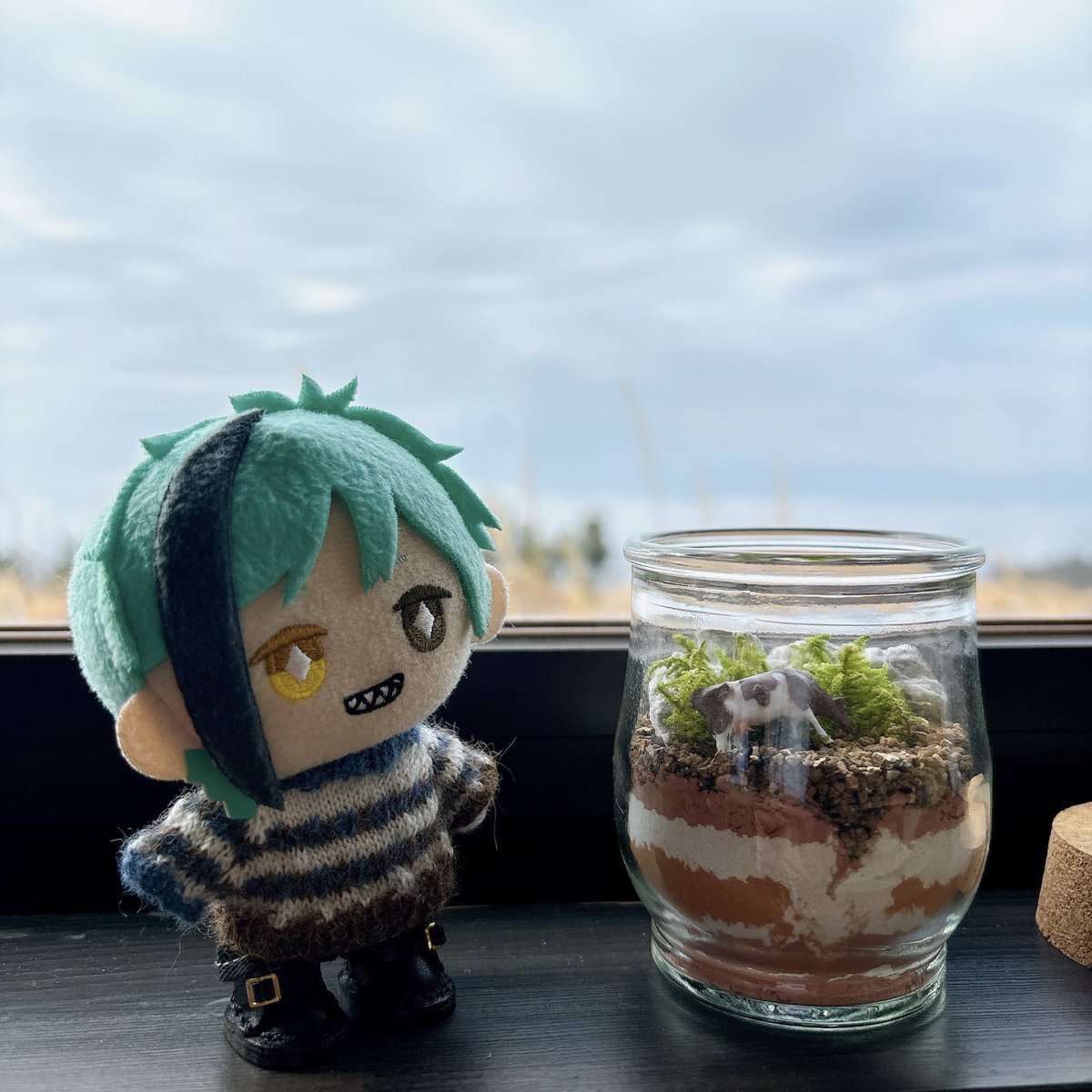 テラリウム作りに初挑戦

思った以上に苔が難しかったけど笑、とても楽しかった♪
