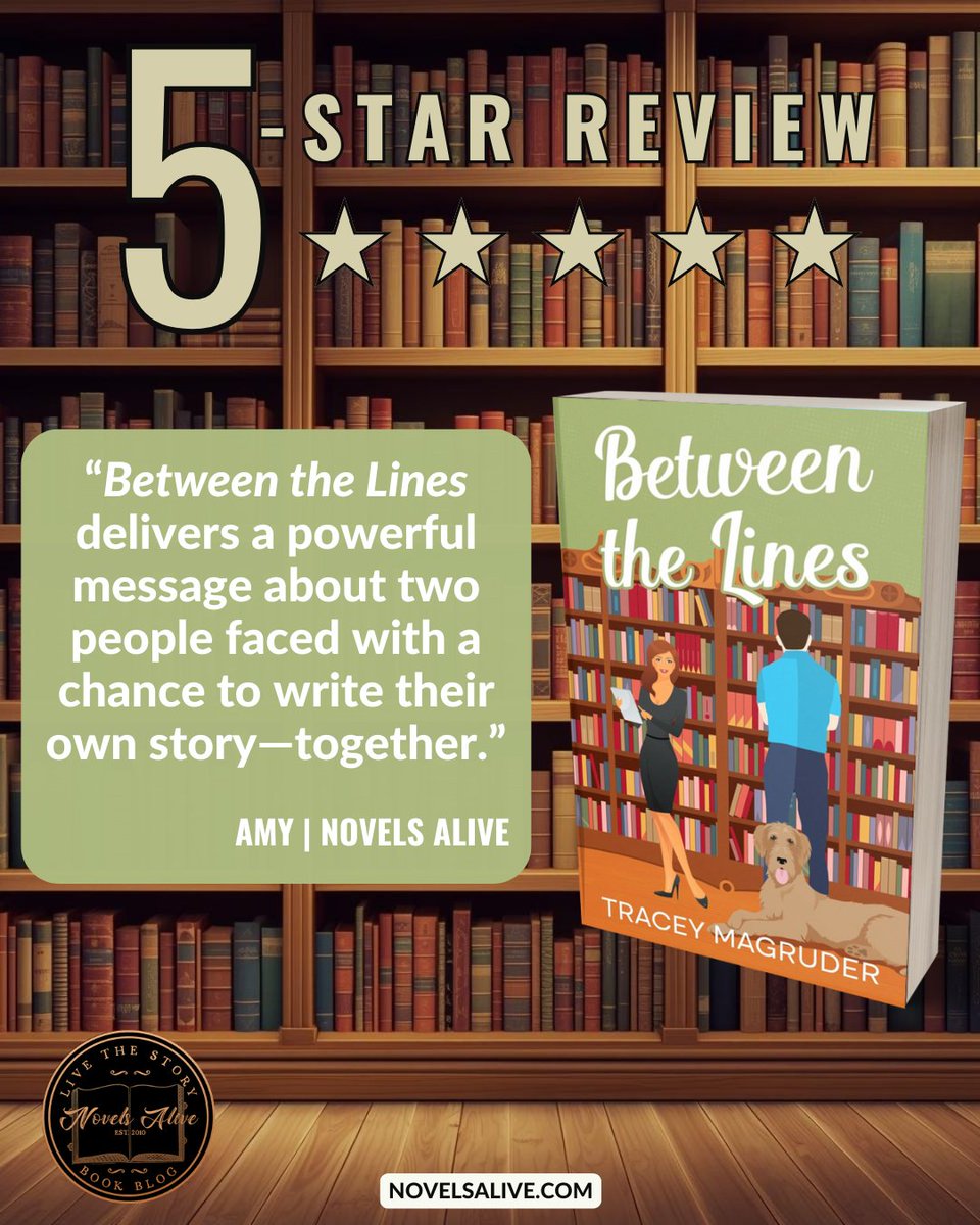 5-STAR REVIEW🌟🌟🌟🌟🌟: BETWEEN THE LINES by Tracey Magruder <a href="/traceyreads/">Tracey Magruder - Indie Author</a> 

👉BETWEEN THE LINES delivers a powerful message about two people faced with a chance to write their own story—together. bit.ly/3ZmW00J #bookreview #contemporaryromance #womensfiction #book #read