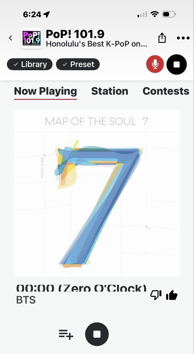 goreigo's tweet image. Yay 🙌🙌🙌. Thank you @Pop1019Hawaii for playing #ZeroOClock by @BTS_twt 🙌🙌🙌🙌🙌💜💜💜💜💜💜💜😍😍😍😘🙏. Loving it 💜