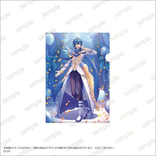 KAITO 20th Anniversary】A4クリアファイル 秋吉 ver. 全1種 青を基調