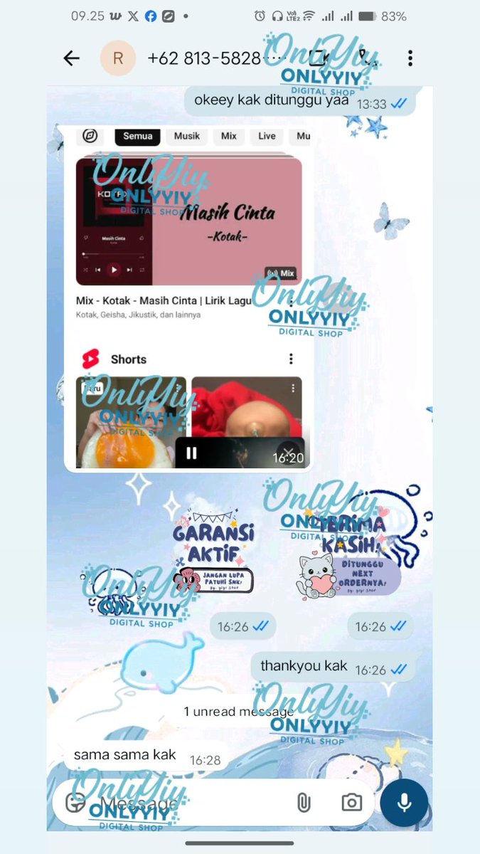 yiiyy - order di wa tweet media