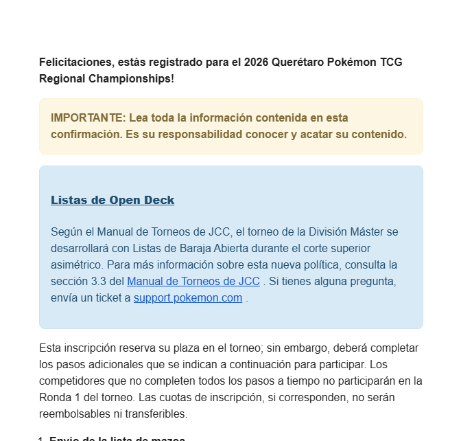 Nos vamos a queretaro.
mi segundo regional de #PokemonTCG  
espero defender ese top 71.
