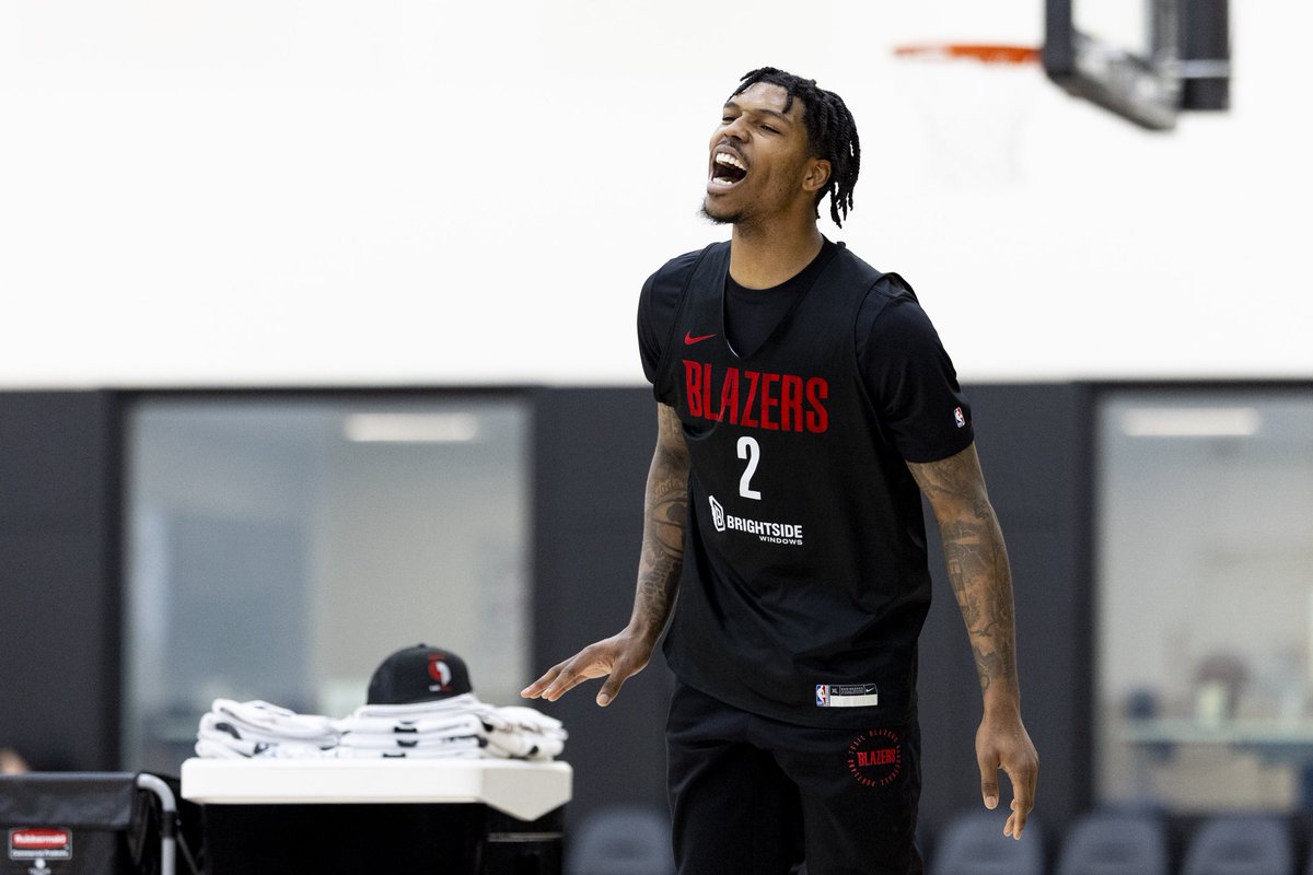 trailblazers's tweet photo. getting ready for the weekend 🏀 https://t.co/1UoWxRaBgP