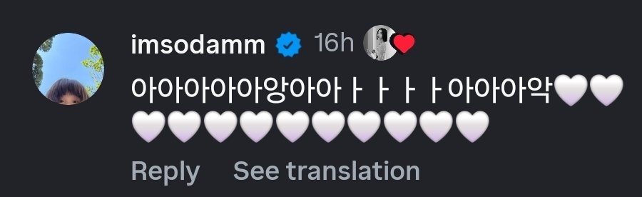 DragonKazoo77's tweet photo. 260206 Solar liked Sodam commented on her IG post about her actor profile shoot^^
#SOLAR #솔라 #頌樂 #金容仙
#ParkSodam #박소담 #soldam https://t.co/jy4SucnzeX