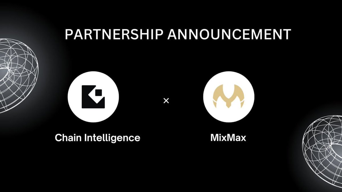 chain_intelli's tweet image. Chain Intelligence × MixMax | Accelerating DeFi Volume &amp;amp; Yield with Intelligence-Driven Execution

🚀 MixMax @mixmax_mc is a DeFi accelerator committed to boosting volume (VOL) and yield (APY) for the Web3 community. Built on MixMaxChain, a multi-layer EVM-compatible blockchain…