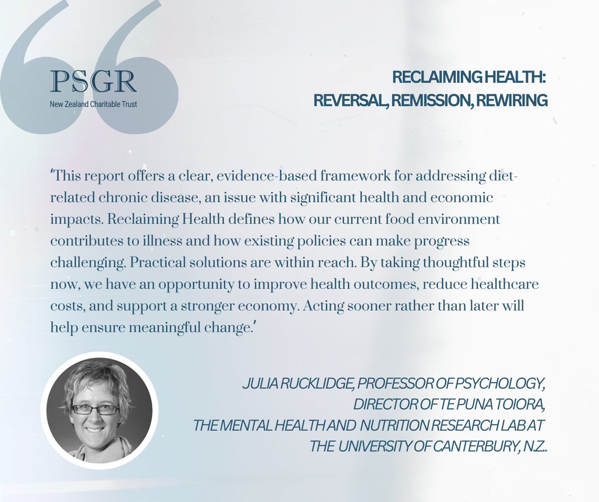 PSGRNZ's tweet photo. @RobertLustigMD 4🧵Prof @JuliaRucklidge’s extraordinary research shows how #micronutrients for brain health improve resilience across trauma &amp; daily stress. Benefits are seen in children, adolescents &amp; pregnant women. Across stressors, better #brain #nutrition = better coping. #ReclaimingHealth https://t.co/35DP5exIlZ