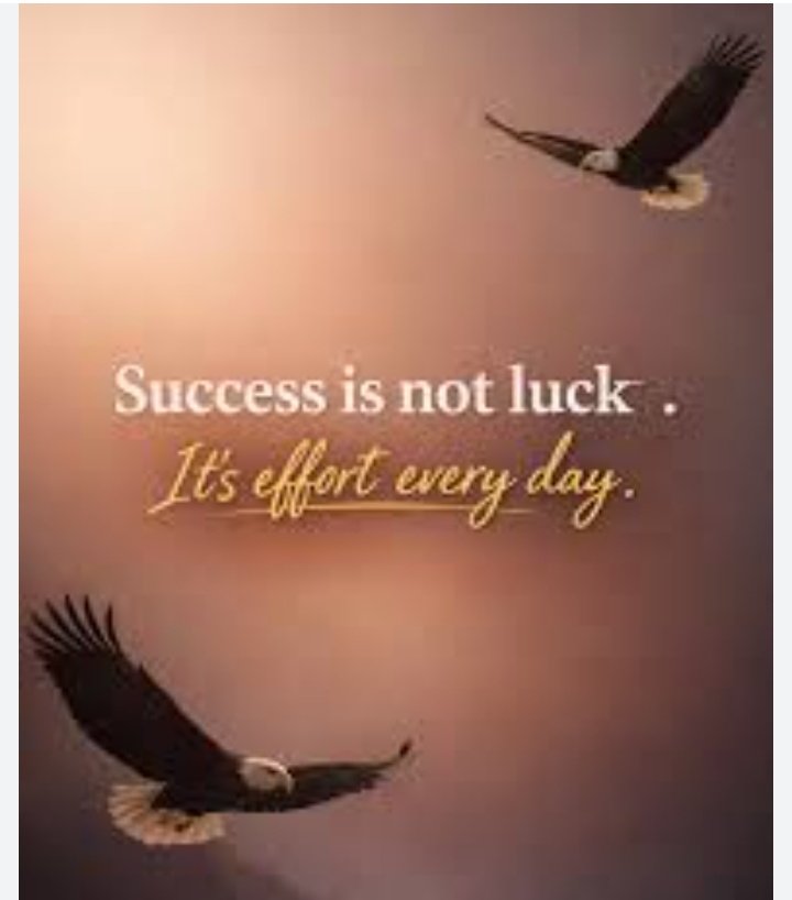 MuskanC73534's tweet photo. Luck fades. Effort stays. Results follow.
Every day counts. Every effort matters.
#SucessMindset https://t.co/f6QDaw2t4f