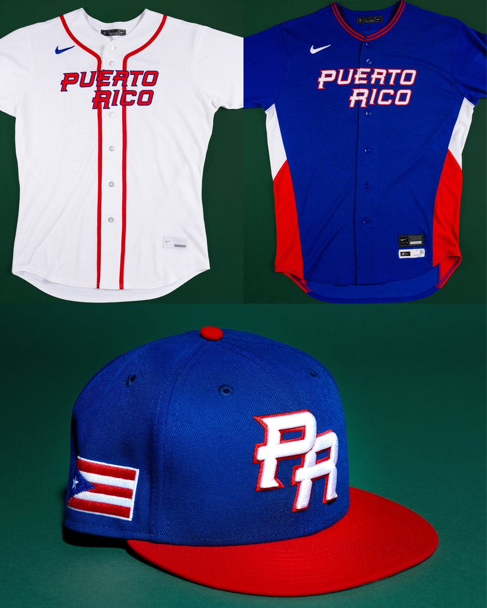 mlbespanol's tweet photo. ¡Los uniformes de la Isla Del Encanto en el #WorldBaseballClassic 2026! 🇵🇷 https://t.co/3FcUvS9DTB