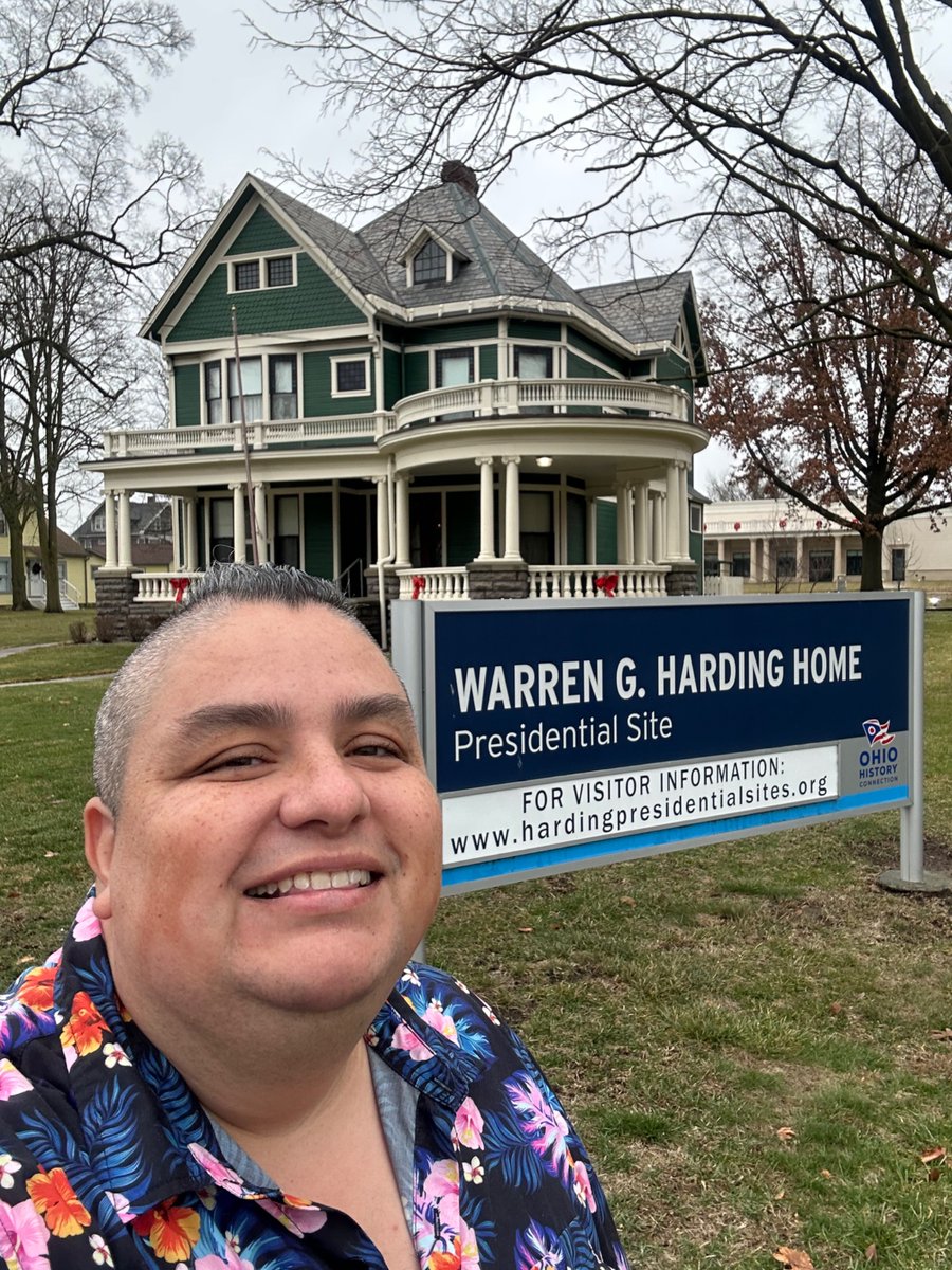 PresidentsVisit's tweet photo. Re-Visiting Warren Harding’s home in Marion while I was home! 🏠🦅🇺🇸🏛️
Check out “Warren Harding and Marion”! https://t.co/GA8xlISGML
#WarrenHarding #Marion #presidentswithjoe https://t.co/S4RAhPddj1