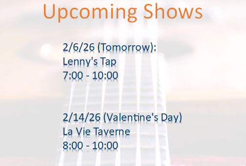 Tomorrow and next Saturday, hope to see you there!