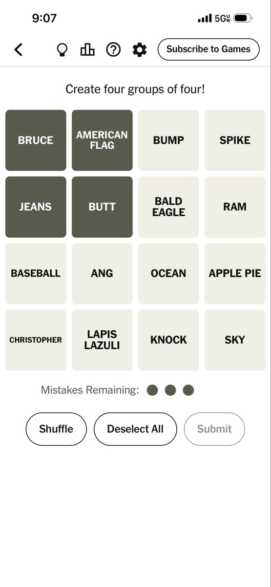 HaleyNotDaComet's tweet photo. Hello, @nytimes, I’m suing. The correct answer is #BruceSpringsteen. https://t.co/cqs4nBqbJf