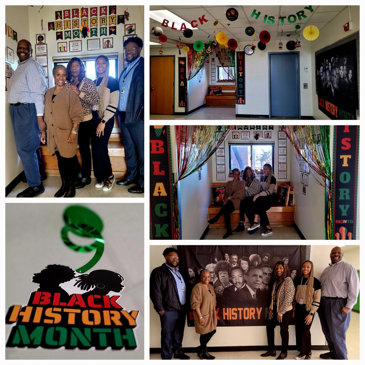 LazoMemo's tweet photo. A small corner with a BIG message. Our Black History Month mini-museum at Lida Hooe Elementary honors leaders, voices, and stories that continue to shape our world. Learning, reflection, and pride start early.
#BlackHistoryMonth2026 https://t.co/G9Kpyt8OFV