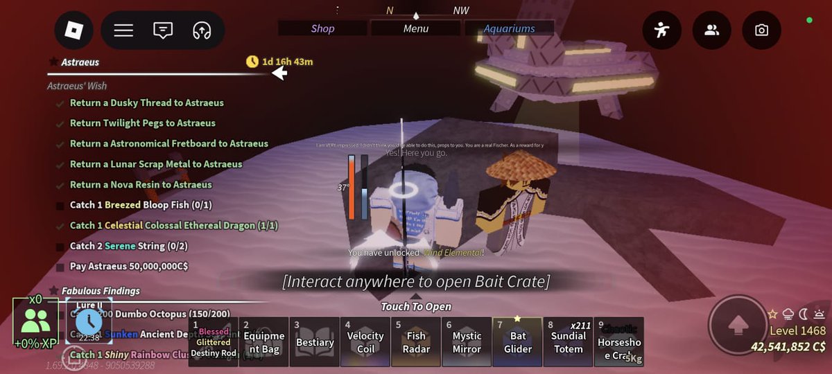 stygin's tweet image. Done Joki Astraeus Rod Duskwire (FULL) + Wind Elemental Rod :

Quest 1 - 9 Astraeus Rod ✅️
Quest 1 - 3 Wind Elemental Rod ✅️

BONUS :
Free Additional 7.5 M C$ untuk Quest 9