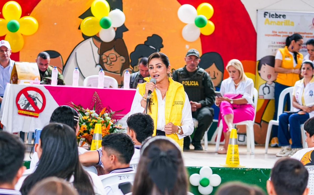 Gobierno del Tolima intensifica vacunación contra la Fiebre Amarilla <a href="/AdrianaMatizTol/">Adriana Magali Matiz 🇨🇴</a> <a href="/gobertolima/">Gobernación del Tolima</a> 

#Salud | Aumento de casos y muertes, en el sur del Tolima, la gobernadora Matiz lideró una jornada de vacunación en Ataco epicentro de brote. 

elcorrillo.co/gobernacion-in…