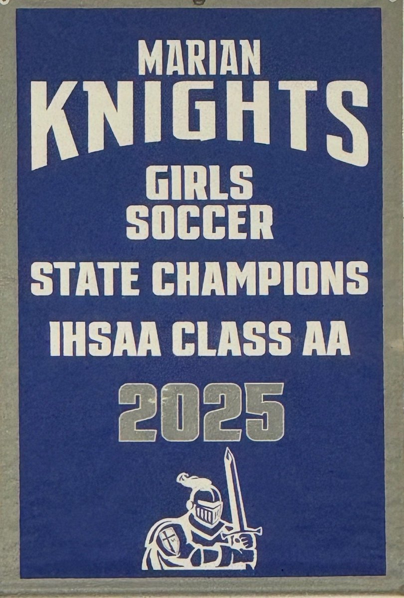MLadyKnights's tweet photo. So grateful to reunite and be honored at the 🏀 game tonight! Check out our State 🏆 banner next time you are in our Gym!

@marianhssports https://t.co/CxcuRzT0px