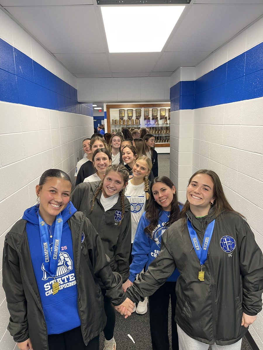 MLadyKnights's tweet photo. So grateful to reunite and be honored at the 🏀 game tonight! Check out our State 🏆 banner next time you are in our Gym!

@marianhssports https://t.co/CxcuRzT0px