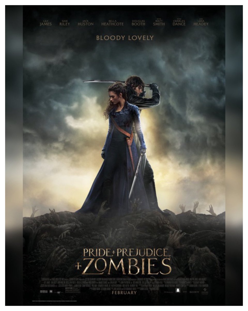 WreckLeaguePod's tweet photo. 10 Years #PrideAndPrejudiceAndZombies Starring: #LilyJames #SamRiley #JackHuston #BellaHeathcote #DouglasBooth #MattSmith #CharlesDance #LenaHeadey #EmmaGreenwell EllieBamber Directed By: #BurrSteers #SethGrahameSmith 🧟♀️
#WreckLeaguePodcast https://t.co/DTElCnJVSg