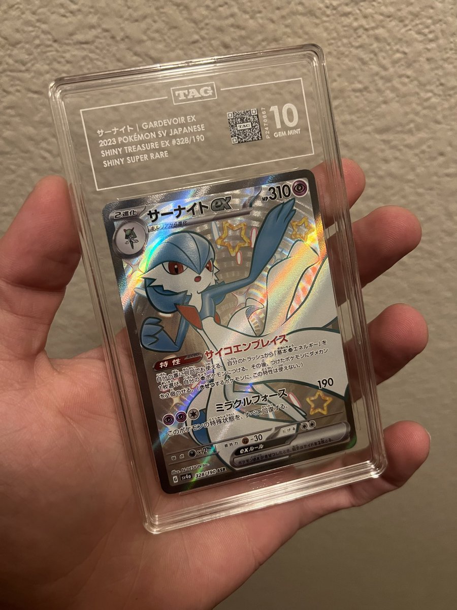 DoctorDuskull's tweet photo. New addition to the Gardevoir slab family. Welcome home gorlie.
#pokemon #pokemontcg #tcg #pokemoncards #shinypokemon #shinyhunter #gradedcards #taggrading https://t.co/MT7KVj6vAI