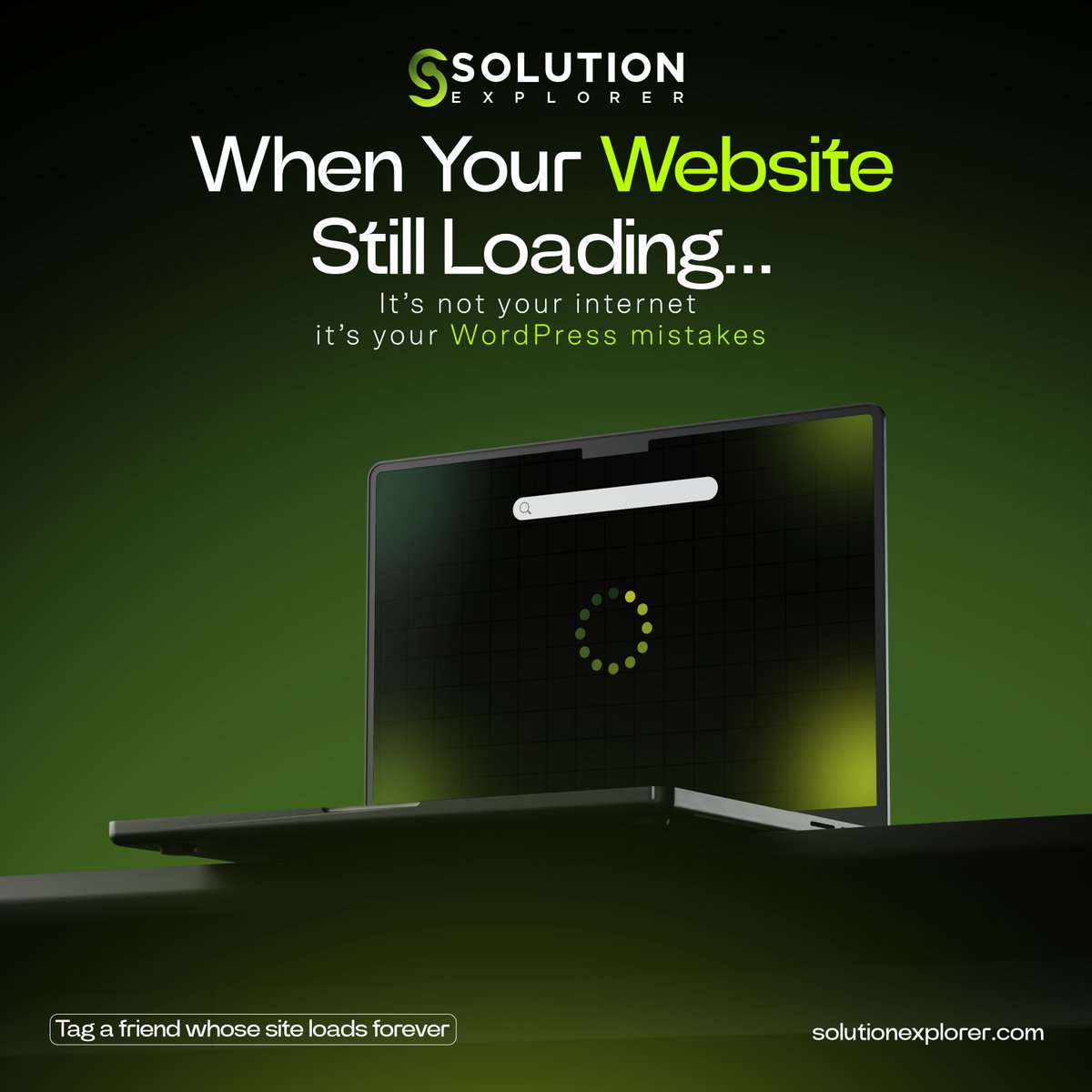 solutionxplr's tweet photo. 🚀 Slow website = lost customers! Not internet issues—it’s WordPress mistakes. 
👉 Fix speed problems, boost trust &amp; conversions. 💡 Speed is strategy.
#WebsiteSpeed #WordPressOptimization
#UserExperience #solutionexplorer https://t.co/c5W4sQours
