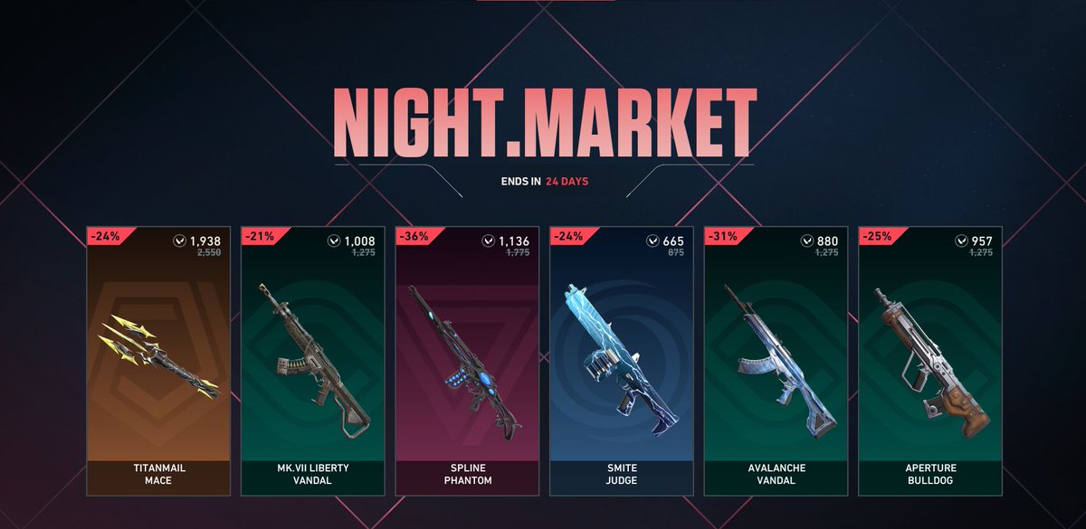 I love valorant night market