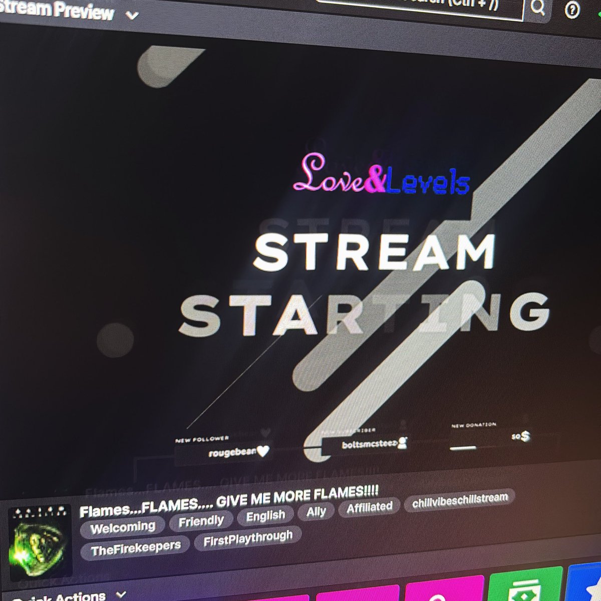 Love and Levels tweet media