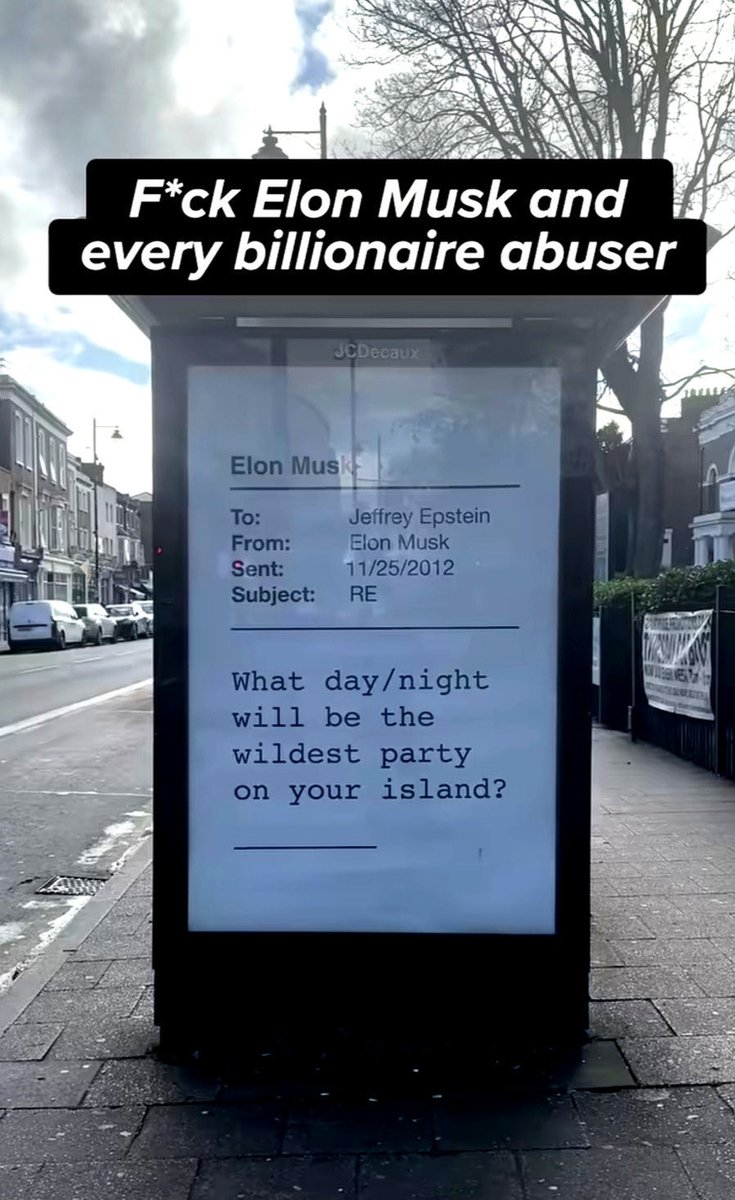 Somewhere in London.. 

#EpsteinFiles #ElonMusk