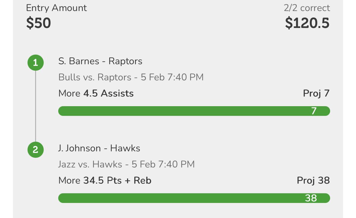 SamBets_'s tweet image. CASH IT!✅✅

This was posted to the DubClub🚀💰

Johnson had us sweating but that brother respects coin!🫡

ALL MY PLAYS + PROFIT TOOL FREE⬇️
dubclub.win/r/p/pri-wd3fv/…