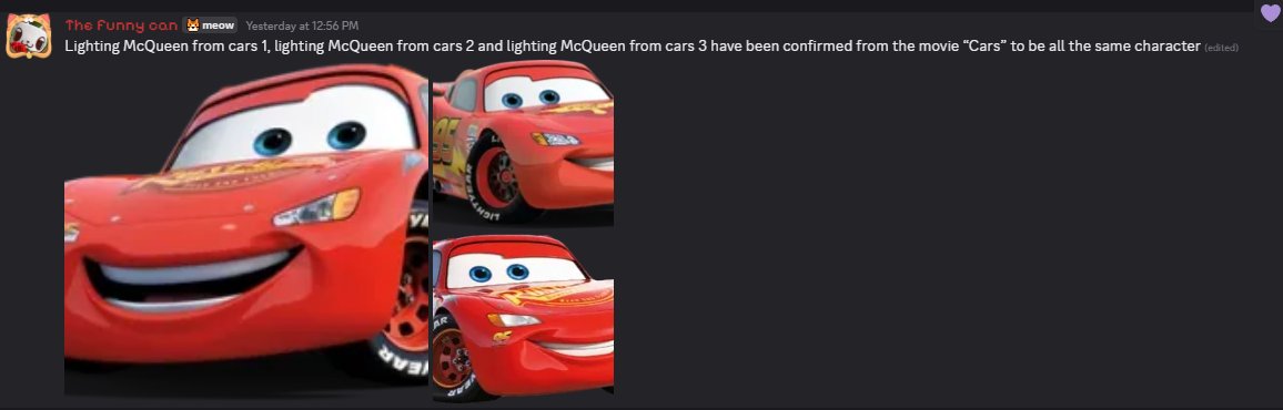 Daily Pixar Cars Facts tweet media