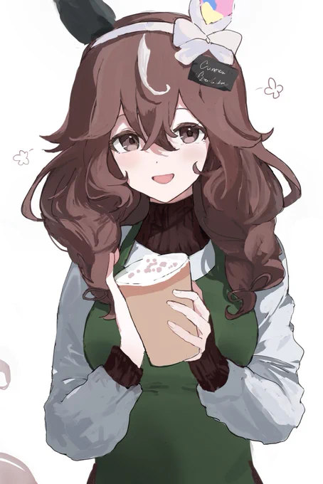 カフェのほんわかウマ娘さん