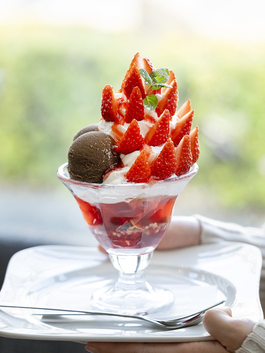 ˏˋ 🌟期間限定🌟 ˊˎ˗ 国産フレッシュいちごとチョコのパフェが登場