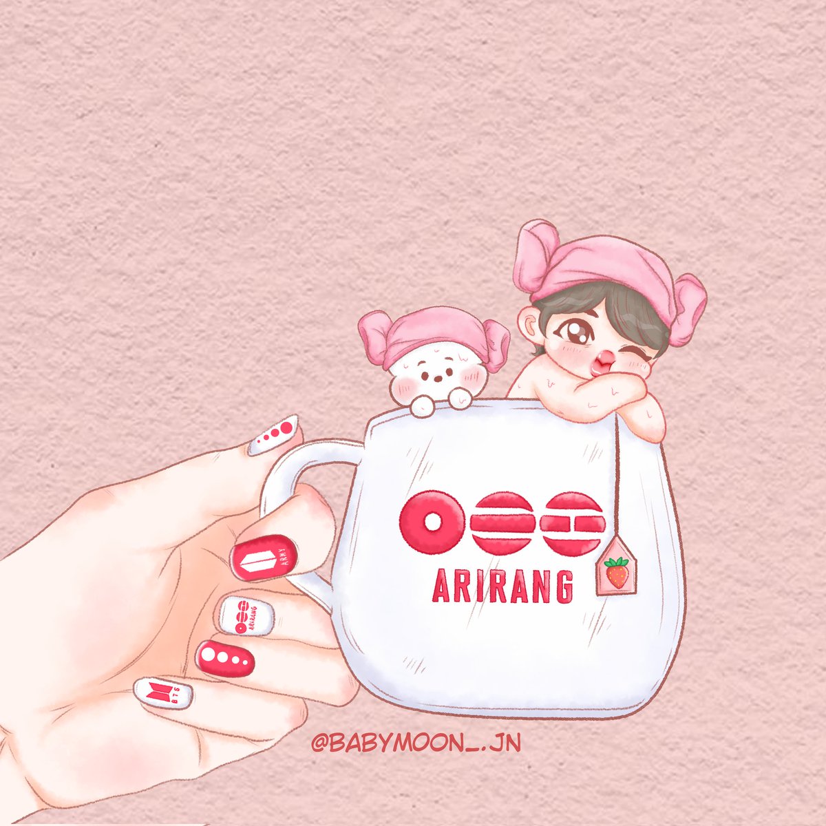 🍵🍓❤️🤍

#Jin #ARIRANG #BTS #ARMY  #digitalart <a href="/bts_bighit/">BTS_official</a>