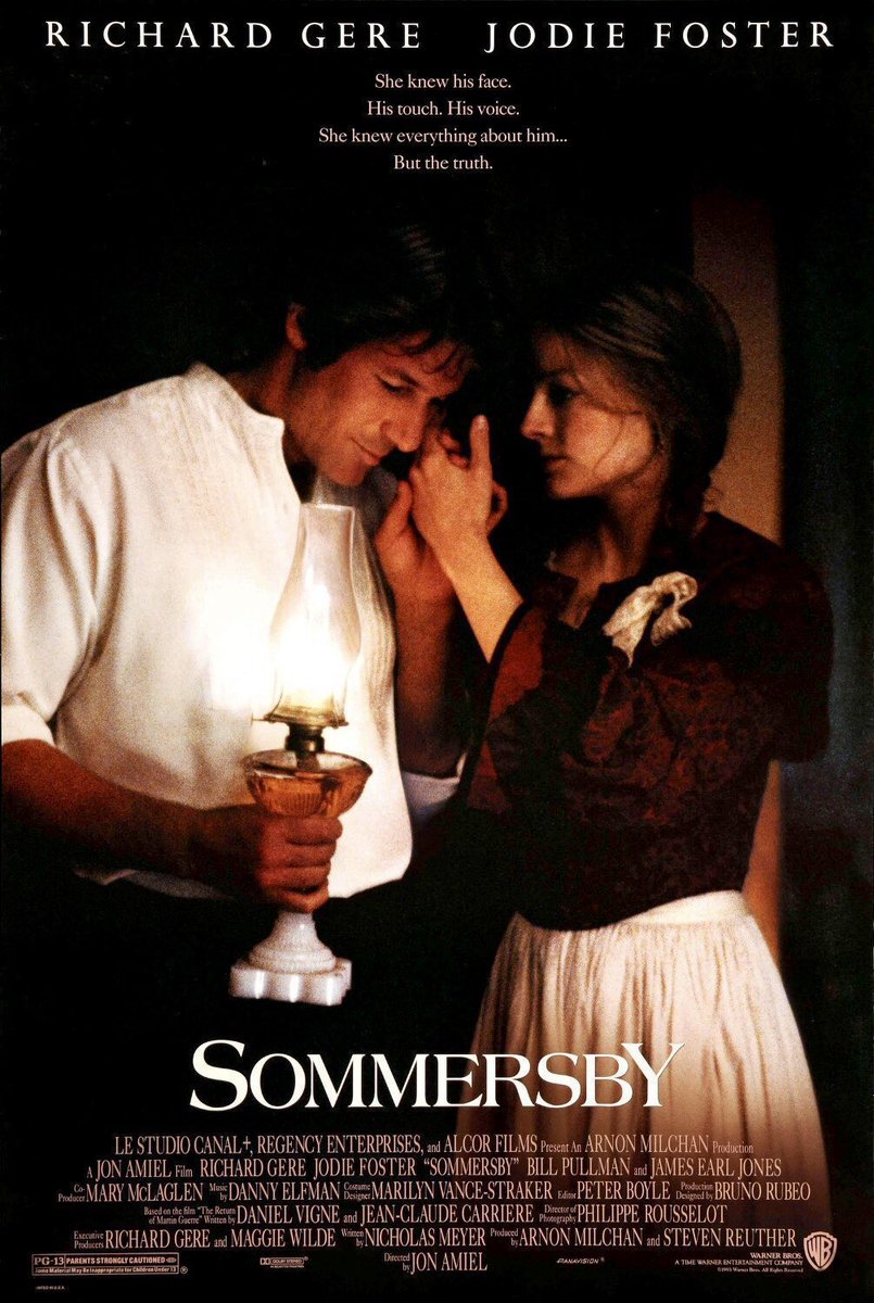 FilmNewsNos's tweet photo. 🎬MOVIE HISTORY: 33 years ago today, February 5, 1993, the movie ‘Sommersby’ opened in theaters!

#RichardGere #JodieFoster #BrettKelley #BillPullman #JamesEarlJones #LannyFlaherty #WilliamWindom #WendellWellman #ClariceTaylor #FrankieFaison #RLeeErmey #RichardHamilton #JonAmiel https://t.co/1eY3UBLwTU