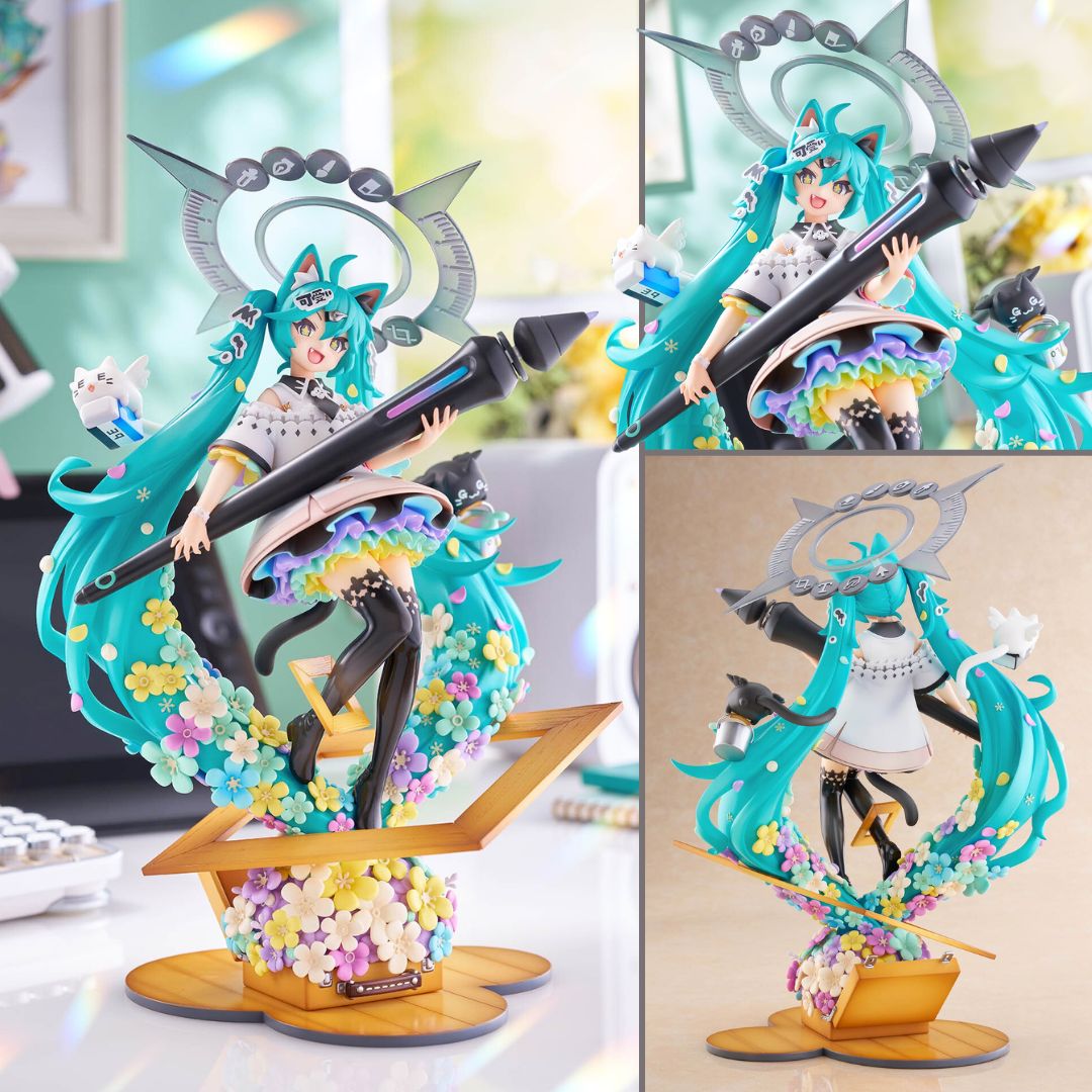 Hatsune Miku x Naoki Saito - Hatsune Miku figure! Drawing version 🖌️ ✨  Coming Soon!
#HatsuneMiku