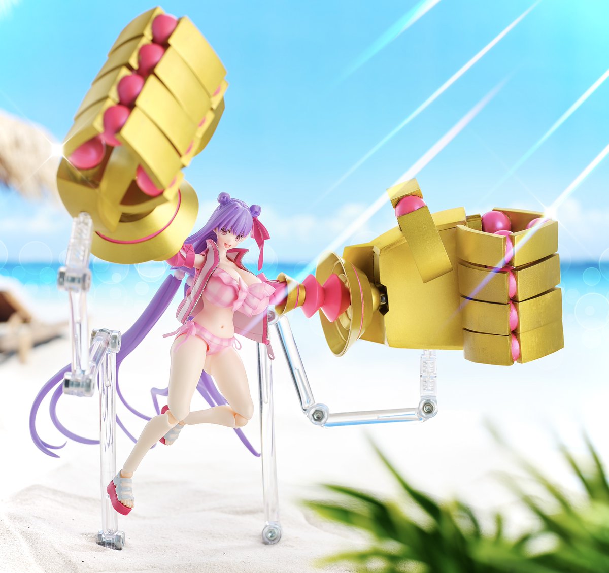 夏だ！！！！（錯覚）
撮影はdifeetさん<a href="/analographics/">𝙙𝙞𝙛𝙚𝙚𝙩</a> です！感謝
2月8日（日）ワンフェス楽しみましょうー＾＾👍
※通販はございません #WF2026冬 #ワンフェス2026冬 #FGO