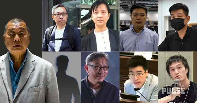 Breaking: Sentencing for #JimmyLai, six #AppleDaily executives, and two former Stand With Hong Kong members is set for next Monday 10am in Hong Kong (Sunday 9pm ET). They were convicted of the charges put against them, for which they face up to life in prison.